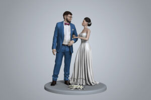 Свадебные фигурки: символы любви и радости на праздничном торте